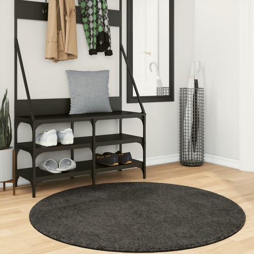 vidaXL Vloerkleed ISTAN hoogpolig glanzend Ø 120 cm, Huis en Inrichting, Stoffering | Tapijten en Kleden, Nieuw, Verzenden
