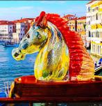 Filippo Maso - sculptuur, Testa di cavallo - 15 cm -