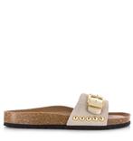 -15% DWRS Label  DWRS Label Dwrs java leren slippers leren s, Slippers, Verzenden, Beige, Nieuw