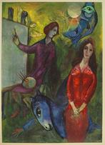 Marc Chagall (1887-1985) - Peintre et son modèle, Antiek en Kunst, Antiek | Overige Antiek
