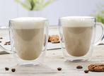 Dubbelwandige Cappuccinoglazen - Set van 2, Huis en Inrichting, Keuken | Servies, Nieuw, Verzenden