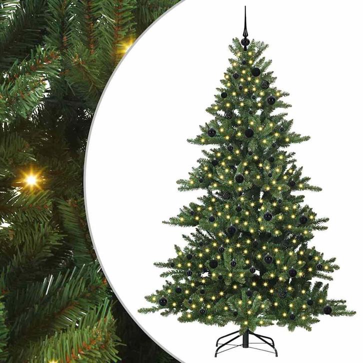 vidaXL Kunstmatige Inklapbare Kerstboom met 300 LED Groen, Diversen, Kerst, Nieuw, Verzenden