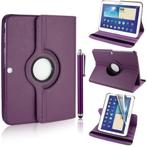 360 graden leren case hoes cover Galaxy tab 3 10.1 inch P520, Computers en Software, Tablet-hoezen, Verzenden, Nieuw