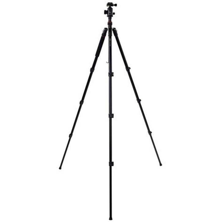 Dorr Aluminium Tripod Pro Black PB-180, Audio, Tv en Foto, Fotografie | Statieven en Balhoofden, Driepoot, Nieuw, Met balhoofd