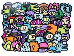 Kev Munday (1986) - All Together Now - Aluminium di-bond, Antiek en Kunst