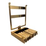 Ricoh XR Gouden Displaystandaard – Vintage Winkeldisplay voo, Verzenden, Zo goed als nieuw