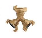 Geka Messing snelkoppeling 3-weg verdeelstuk, Doe-het-zelf en Verbouw, Buizen en Afvoer, Ophalen of Verzenden, Nieuw