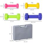 TRUUSK Dumbbell Set Kort Halter Set Met Koffer 4 Halterparen, Verzenden, Nieuw