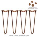 4 x 40.6 cm hairpin retro pootjes tafelpoten pinpoten - 2, Verzenden, Nieuw
