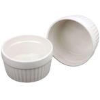 Ovenschaal Porselein (Creme Brulee) Ø8,5x4,6cm Set/2, Verzenden, Nieuw