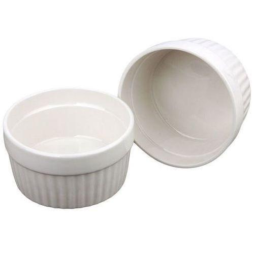 Ovenschaal Porselein (Creme Brulee) Ø8,5x4,6cm Set/2, Hobby en Vrije tijd, Taarten en Cupcakes maken, Nieuw, Verzenden