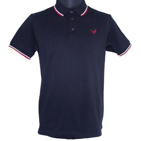 Warrior Clothing, Twin Tipped Polo, Black with White& Red Tr, Kleding | Heren, T-shirts, Nieuw, Verzenden