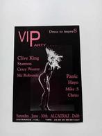 Vip party saterday june 30th Alcatraz delft   flyer, Verzenden, Gebruikt