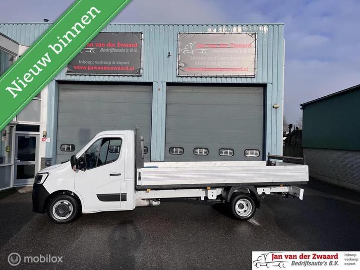 Zakelijke lease - Renault Master Openlaadbak Pick up T35, Auto's, Bestelauto's, Handgeschakeld, Financial lease, Wit, Renault