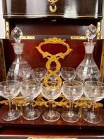 Cave à liqueurs Napoléon III-Marqueterie Boulle - Drankkast, Antiek en Kunst