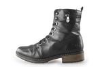 Rieker Veterboots in maat 41 Zwart | 10% extra korting, Kleding | Dames, Schoenen, Verzenden, Zwart, Overige typen, Zo goed als nieuw