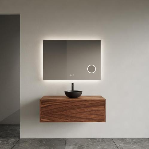 Onderkast Gliss Design Joa Walnut 100 CM Incl.Topplaat, Doe-het-zelf en Verbouw, Sanitair, Bad, Nieuw, Ophalen of Verzenden