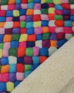 Polyester Blokjes met Bontvoering, Nieuw, Overige kleuren