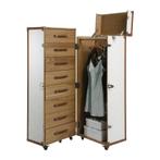 *WOONWINKEL* Kare Design Trunk Garderobekast Koffer Wit, Huis en Inrichting, Kasten | Kledingkasten, Verzenden, Nieuw