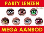 Mega aanbod Partylenzen - Funlenzen - Kleurlenzen, Nieuw, Ogen, Toebehoren, Ophalen of Verzenden