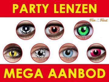 Mega aanbod Partylenzen - Funlenzen - Kleurlenzen beschikbaar voor biedingen