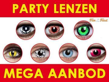 ≥ Mega aanbod Partylenzen - - Kleurlenzen — Uiterlijk | Cosmetica en Make-up — Marktplaats