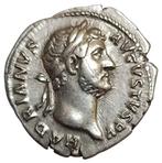 Romeinse Rijk. Hadrianus (117-138 n.Chr.). Denarius Rome 128