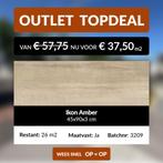 Keramische Terrastegel 45x90x3 cm Houtlook Ikon Amber, Tuin en Terras, Tegels en Klinkers, Keramiek, Nieuw, Ophalen of Verzenden