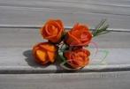 Mini Foam Roos Fel Oranje 2 cm Doosje 144 stuks, Ophalen of Verzenden, Nieuw