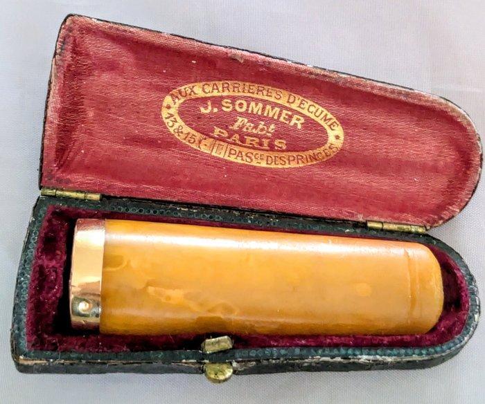 Zonder minimumprijs - Sigarenhouder - 18 kt goud - Zonder, Verzamelen, Rookartikelen, Aanstekers en Luciferdoosjes