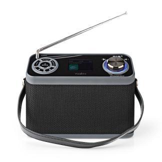 DAB+ radio | Nedis (8W, Alarmklok, Bluetooth), Audio, Tv en Foto, Radio's, Nieuw, Verzenden