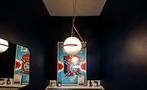 Foscarini - Lamp - RONDE - GLAS EN METAAL, Antiek en Kunst, Antiek | Lampen