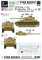 STAR DECALS 16-001 PzKpfw IV Ausf J - SS-Pz.Reg. 1 LAH. 1/16, Nieuw, Verzenden