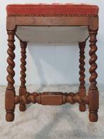 Sgabello noce 900 - Kruk - Textiel, Walnoot - Toriglione