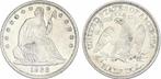 1/2 Dollar 1868 Usa Seated Liberty zilver