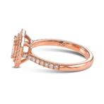 Verlovingsring - 18 karaat Roségoud - 0.94ct. tw. Diamant