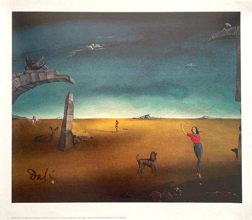 Salvador Dalí (after) - Untitled (Retrato de Lull Kollsman), Antiek en Kunst, Kunst | Tekeningen en Foto's