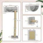 TRUUSK Klimmuur voor Katten - 5 Delig - Krabpaal - Hangmat -, Verzenden, Nieuw