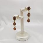 Synthetische edelsteen - Zilver - Oorbellen - met de hand