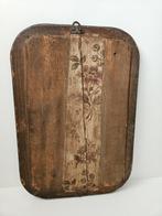 Wandspiegel - Hout - Spiegel met lijst van wortelnoten hout, Antiek en Kunst