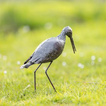Beeld; Steltloper van metaal - mooievogels beschikbaar voor biedingen