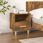 vidaXL Nachtkastje 40x35x47 cm gerookt eikenkleurig, Minder dan 45 cm, Verzenden, Nieuw, Minder dan 55 cm