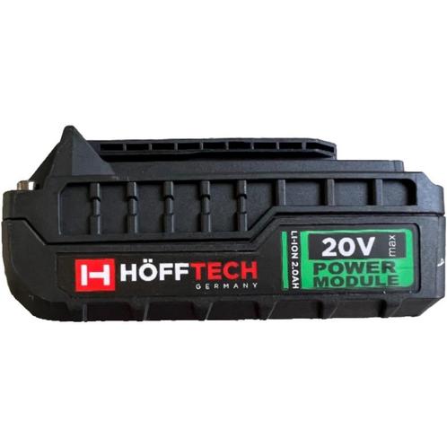 Hofftech Accu 20V - 2000 mAh - Li-ion - Krachtig en Duurz..., Doe-het-zelf en Verbouw, Gereedschap | Boormachines, Nieuw, Ophalen of Verzenden