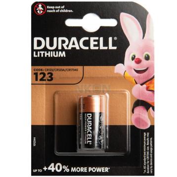 Duracell Batterij Lithium 3V Batterij Cr123A