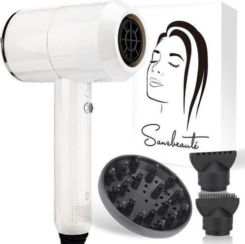 Sansbeauté® Föhn met Diffuser – Ionische Haardroger –, Sieraden, Tassen en Uiterlijk, Uiterlijk | Haarverzorging, Zo goed als nieuw