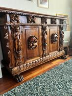 Lombardia - Hoog dressoir - Walnoot - Credenza a due