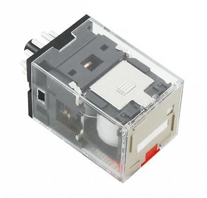 Omron MKS 3PDT Relais 24VAC 10A Met LED En Testknop -, Doe-het-zelf en Verbouw, Elektra en Kabels, Overige typen, Nieuw, Verzenden