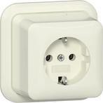 Gira wandcontactdoos + RA opbouw creme - 444010, Ophalen of Verzenden, Nieuw