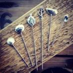 Anovi Zilvertinnen Schaal- en Schelpdierprikkers – Luxe T., Ophalen of Verzenden, Nieuw, Zilver, Bestekset