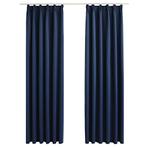Verduisterende Gordijnen Blauw 140x225 - Retourdeal - 41%..., 100 tot 150 cm, Nieuw, Ophalen of Verzenden, 200 cm of meer